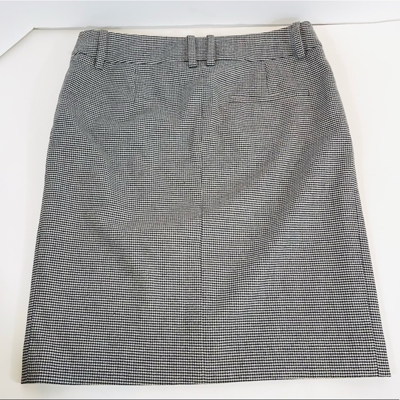 Gucci Vintage Houndstooth Print Tom Ford Era Pencil Skirt Horsebit Gold Buckle 4 - Picture 2 of 10
